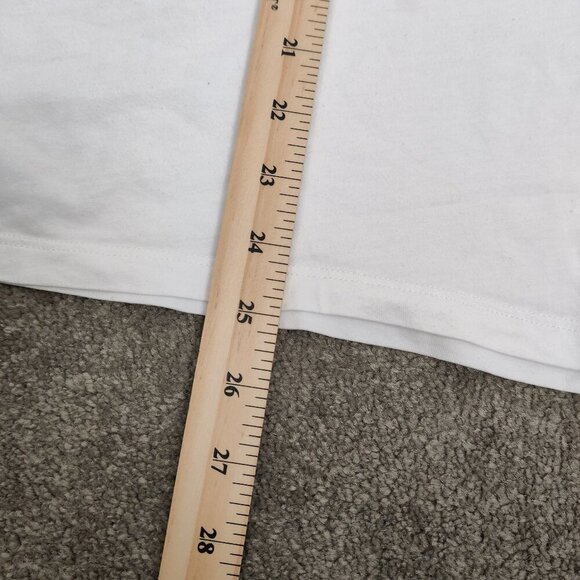 Segments White T-shirt Women's Size Large 100% Cotton Tiger Embroidery - Picture 6 of 8